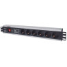 19" 1.5U Rackmount 6-Output