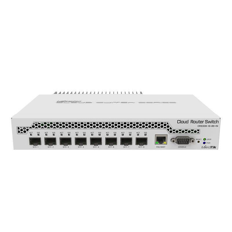 CRS309-1G-8S+IN - Mikrotik CRS309-1G-8S+ Gestionado Gigabit | APLIUM