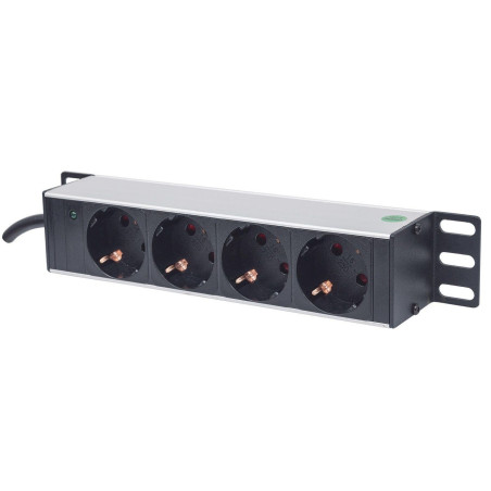 10" 1U Rackmount 4-Output