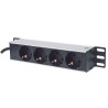 10" 1U Rackmount 4-Output