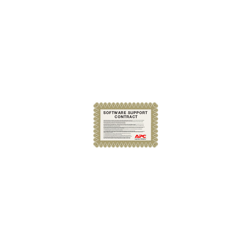 Support/1Yr Basic Software f InfraStruXu