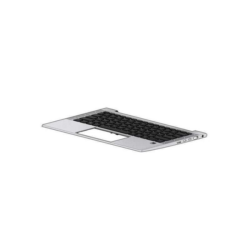 TOP COVER W/KB BL SE/FI