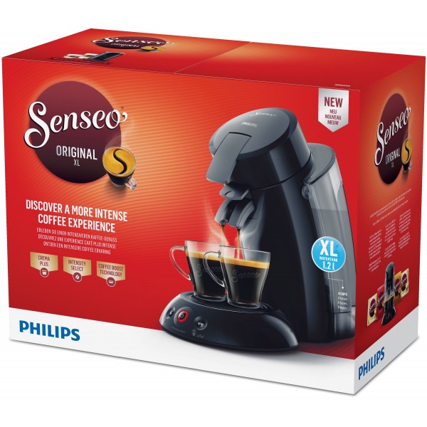 Philips Senseo Original Plus Cafetera Negra