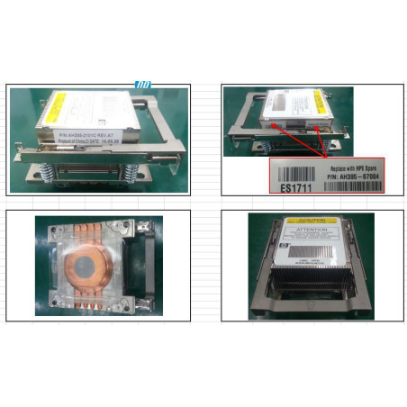 CPU heat sink assembly for HP