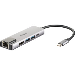 5-in-1 Hub HDMI/Ethernet Power Delivery