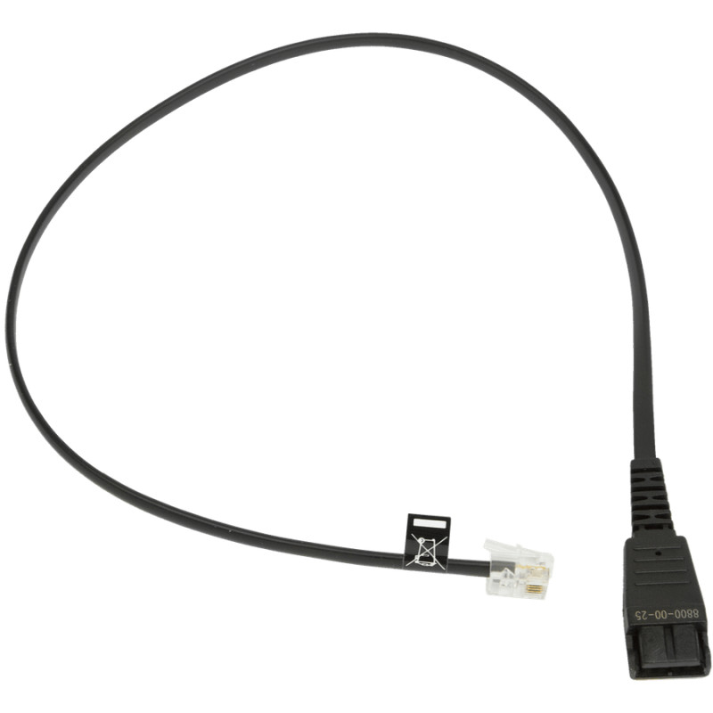 QD Cord Straight Mod Plug 0.5m - 4P plu