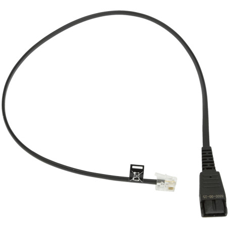 QD Cord Straight Mod Plug 0.5m - 4P plu