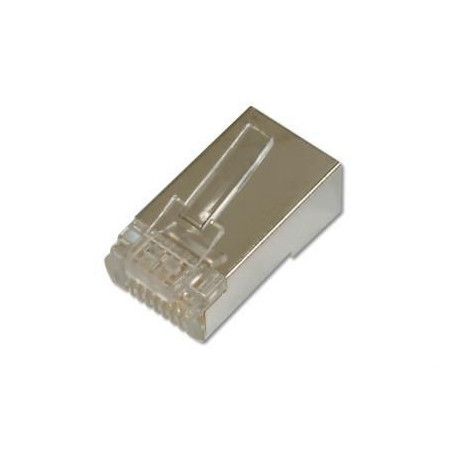 CONECTOR MACHO APANTALLADO RJ4