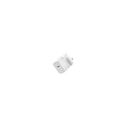 UK Plug 30W GaN - 1X USB-C 30WUSB-PD WHT
