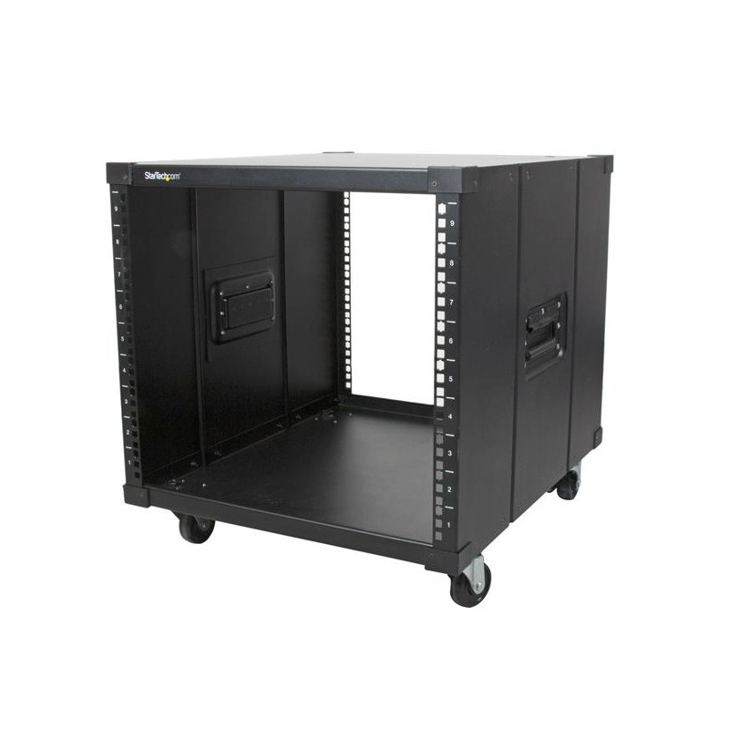 Portable Server Rack with Handles - 9U
