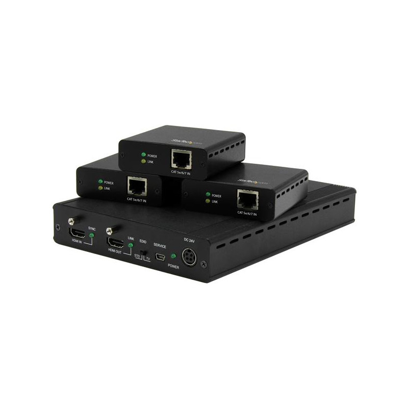 3 Port HDBaseT Extender kit - Up to 4K