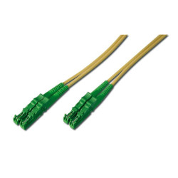 FO patch cord, duplex, E2000