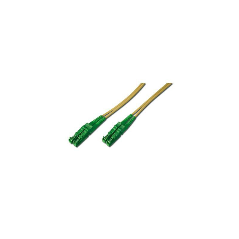 FO patch cord, duplex, E2000