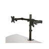 Monitor Arm - Dual - Crossbar - Steel