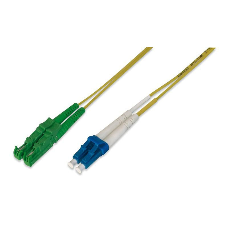 FO patch cord, duplex, E2000
