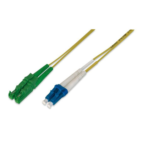 FO patch cord, duplex, E2000