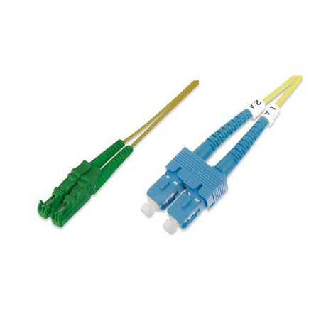 FO patch cord, duplex, E2000