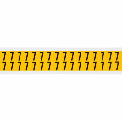 Identical numbers and letters