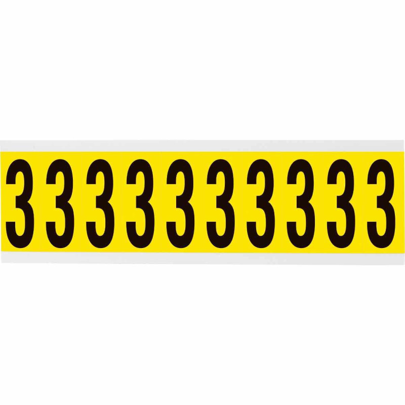 Identical numbers and letters