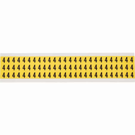 Identical numbers and letters