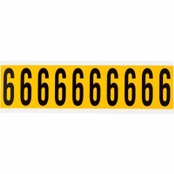Identical numbers and letters