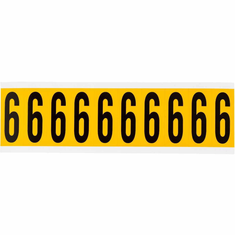Identical numbers and letters