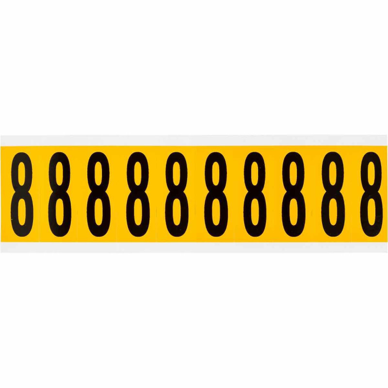 Identical numbers and letters