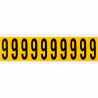 Identical numbers and letters
