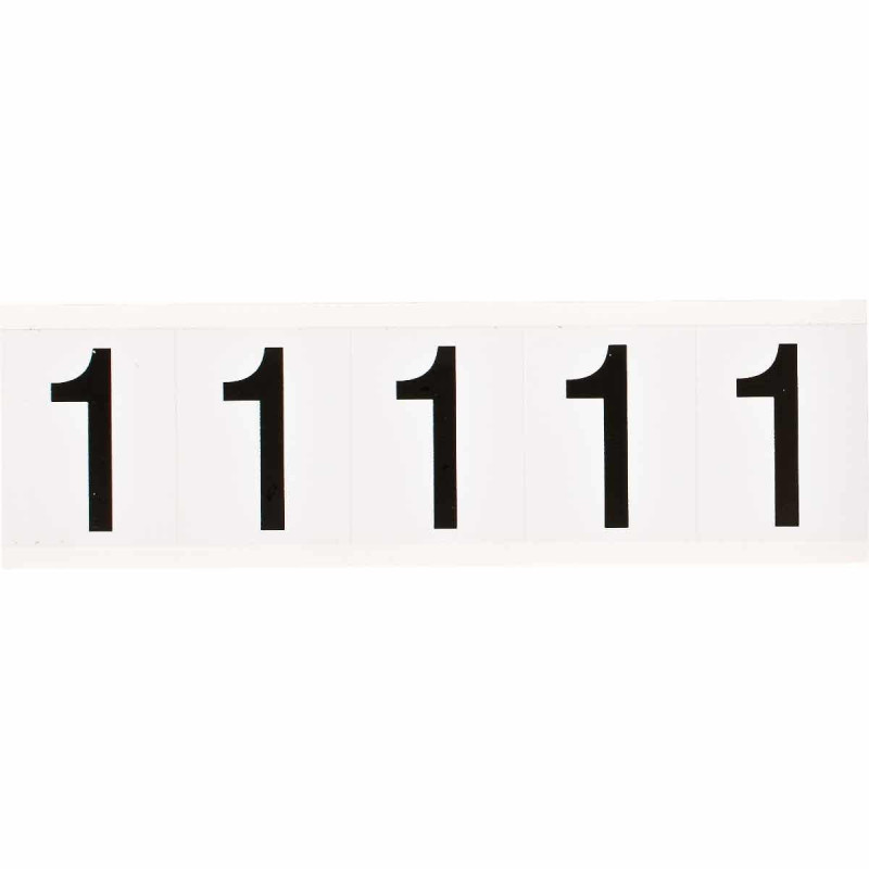 Identical numbers and letters