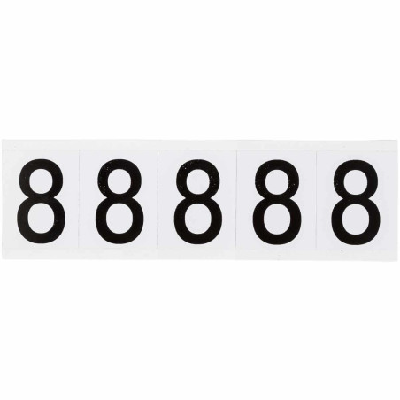 Identical numbers and letters