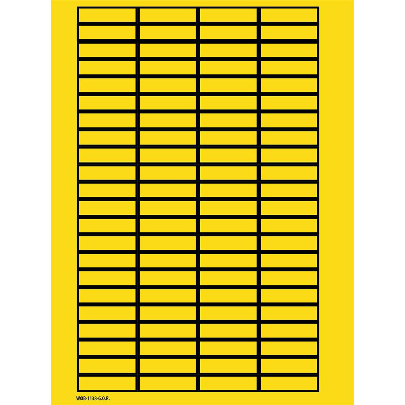 Blank Write-On Labels on