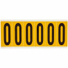 Identical numbers and letters