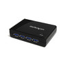 4 Port Black SuperSpeed USB 3.0 Hub