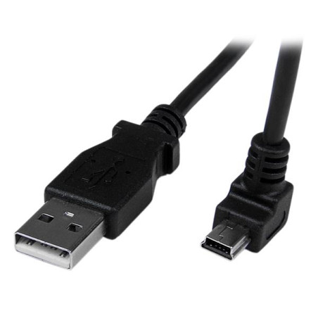 2m USB to Down Angle Mini USB Cable