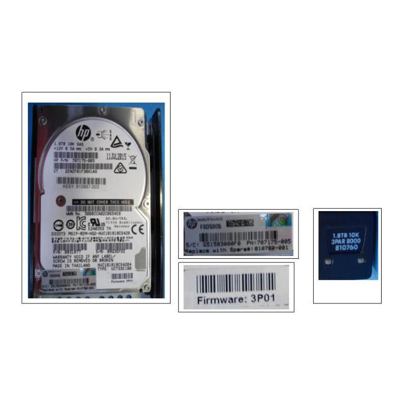 DRV 1.8TB HDD SAS10K SFF