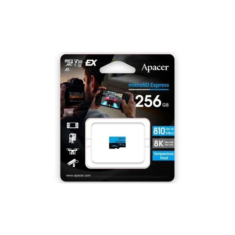 Tarjeta de Memoria Apacer 256GB UHS-I/ Clase 10/ 810MBs | APLIUM