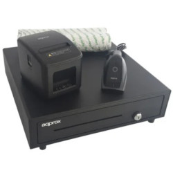 Pack Approx appPOSPACK4180LAN-2D Cajón Portamonedas/ Impreso | APLIUM