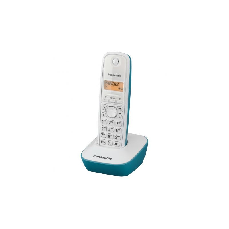 Teléfono Inalámbrico Panasonic KX-TG1611/ Blanco/ Azul | APLIUM