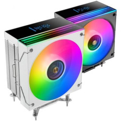 Ventilador con Disipador Mars Gaming MCPU-LCD/ 12cm/ Blanco | APLIUM