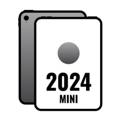 iPad Mini 8.3" 2024 7th WiFi/ A17 Pro/ 128GB/ Gris Espacial- | APLIUM
