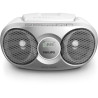 Radio CD Philips AZ215S/ 3W RMS/ con Cable/ Plata | APLIUM