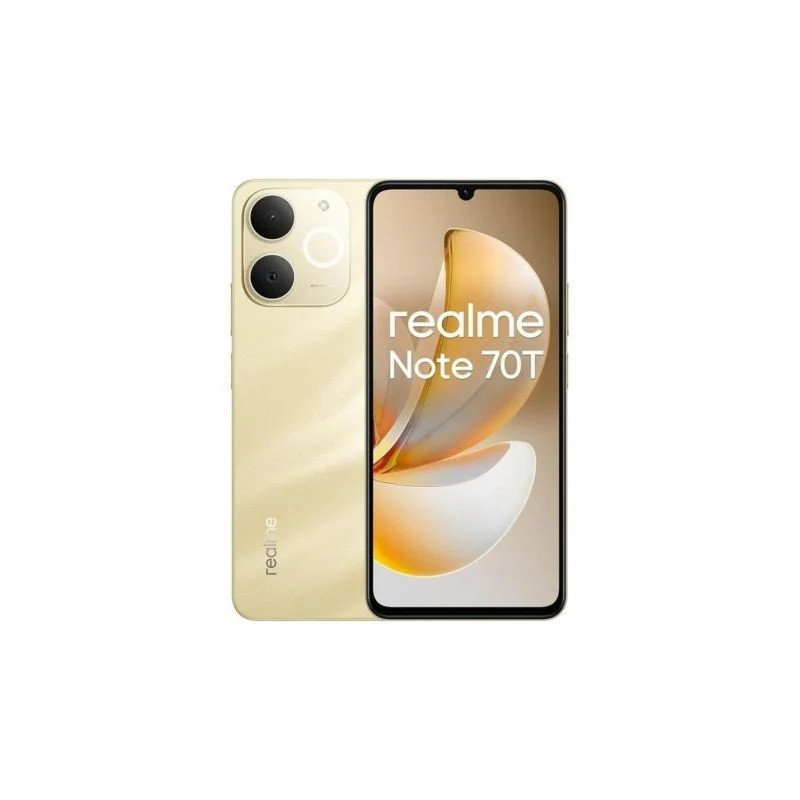 Smartphone Realme Note 70T 4GB/ 256GB/ 6.74"/ Dorado Playa | APLIUM