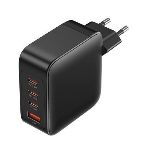 Cargador de Pared GaN Vention FEIB0-EU/ 3xUSB Tipo-C + Cable | APLIUM