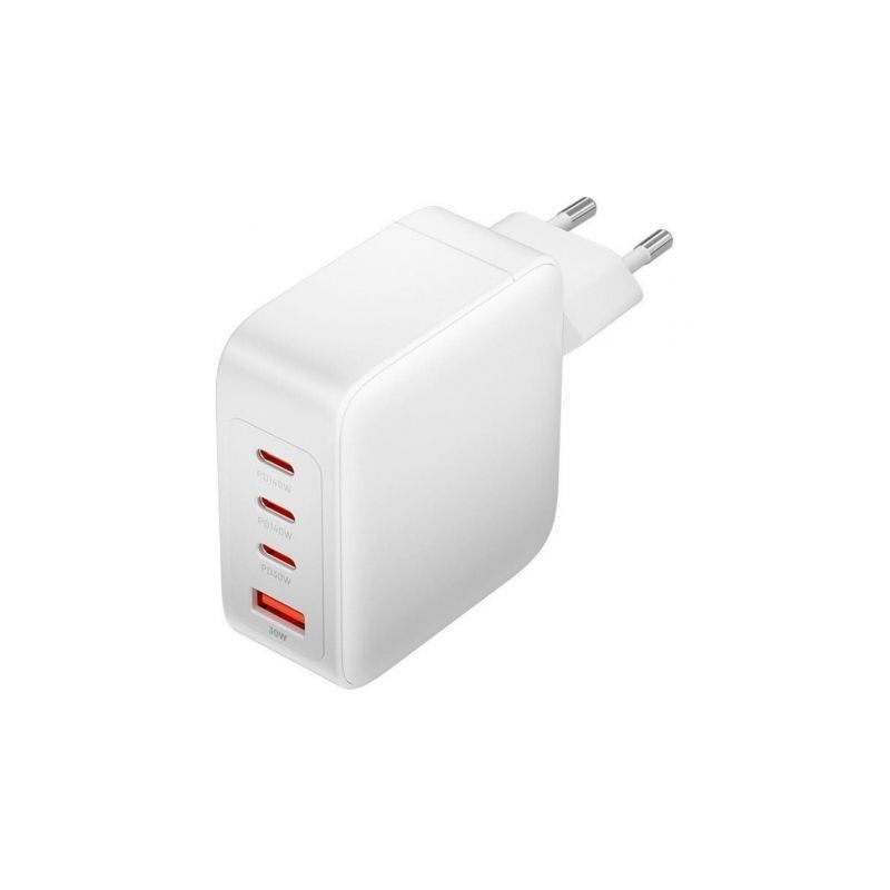 Cargador de Pared GaN Vention FEIW0-EU/ 3xUSB Tipo-C + Cable | APLIUM