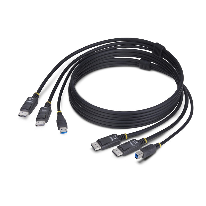 Dual-DP/USB KVM Cable