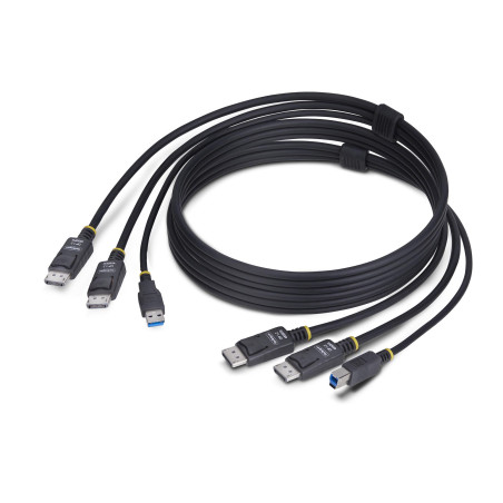 Dual-DP/USB KVM Cable
