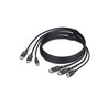 Dual-DP/USB KVM Cable