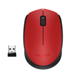 Ratón Inalámbrico Logitech M171/ Hasta 1000 DPI/ Rojo | APLIUM