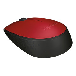 Ratón Inalámbrico Logitech M171/ Hasta 1000 DPI/ Rojo | APLIUM