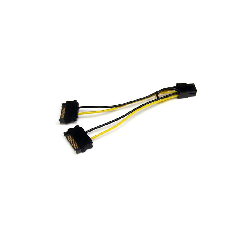 SATA to 6 Pin PCIe Power Cable Adapter